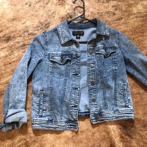 Denim Crop Jacket
